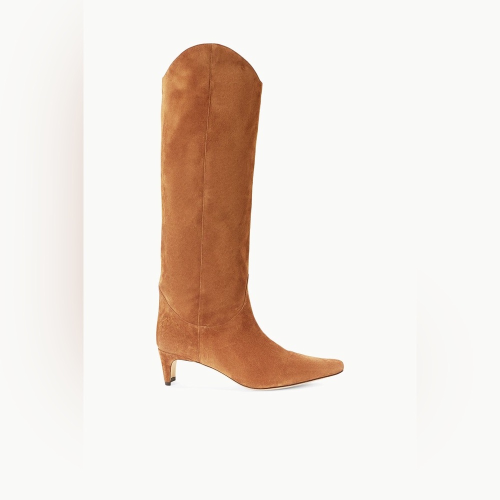 STAUD - WESTERN WALLY TAN SUEDE